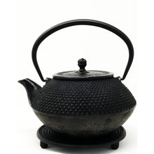 画像をギャラリービューアに読み込む, 【 ピッタリな瓶敷セット 】鉄分補給 南部鉄瓶 800ml ホーローなし/南部鉄器 急須 日本製 アラレ模様 きつさこ - きつさこ