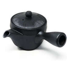 画像をギャラリービューアに読み込む, 【 湯ギレが抜群 】味がまろやかになる 萬古焼き 湯キレ急須/万古焼 黒 織部 日本製 きつさこ仕様 - きつさこ